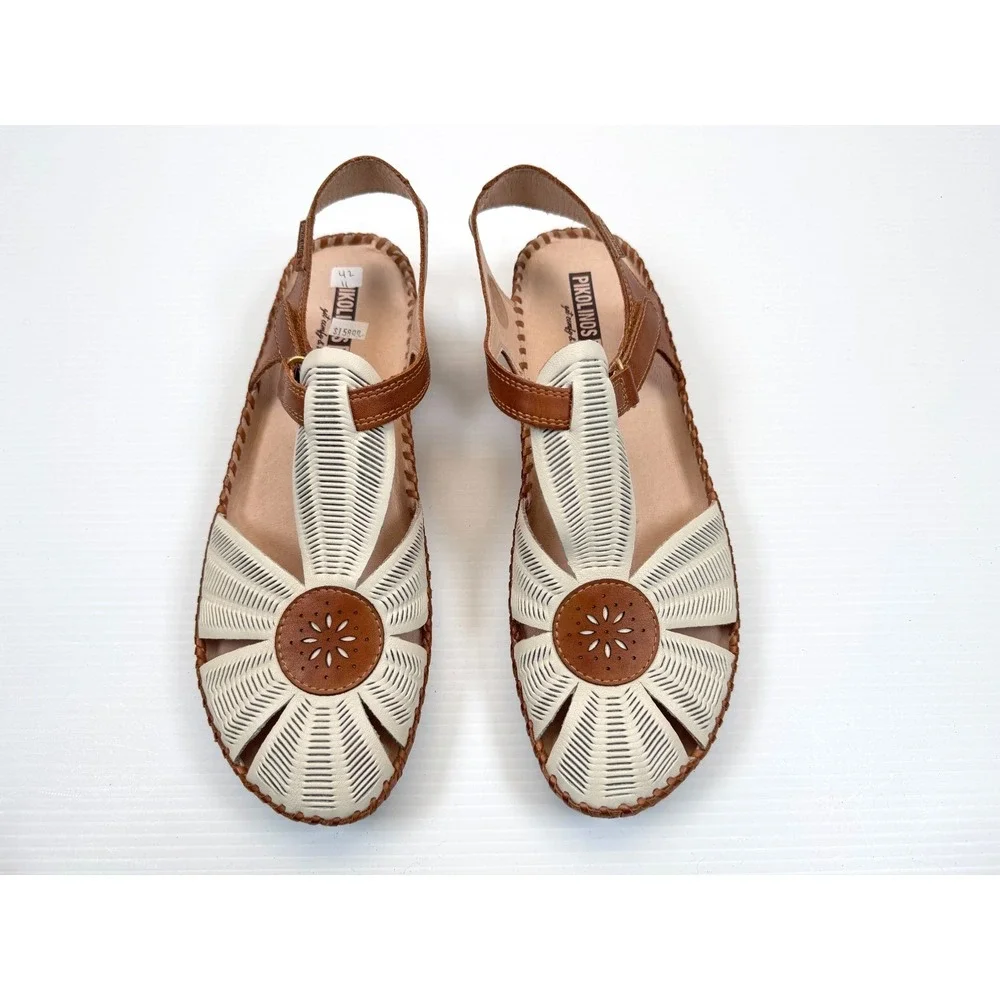 Pikolinos Puerto Vallarta Sandals Women 42 US 11.5-12‎ NWOB Perforated Leather